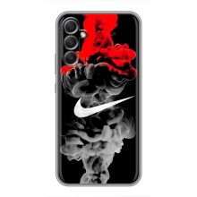 Силиконовый Чехол на Samsung Galaxy A34 с картинкой Nike (Nike дым)