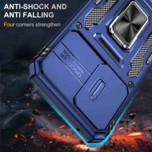 Ударопрочный чехол Camshield Army Ring для Samsung Galaxy A35 / A55 – Синий