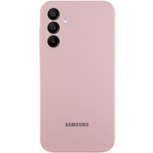 Чехол Silicone Cover Lakshmi Full Camera (AAA) with Logo для Samsung Galaxy A35 (Розовый)