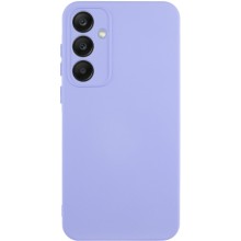 Чехол Silicone Cover Lakshmi Full Camera (A) для Samsung Galaxy A35 (Сиреневый)