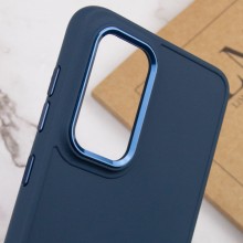 TPU чохол Bonbon Metal Style для Samsung Galaxy A35 – Синій