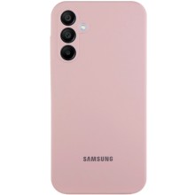 Чехол Silicone Cover Lakshmi Full Camera (AAA) with Logo для Samsung Galaxy A35 (Розовый)