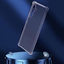 TPU чохол GETMAN Ease logo посилені кути Full Camera для Samsung Galaxy A35 – Прозорий