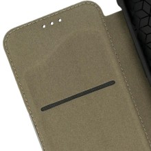 Кожаный чехол-книжка GETMAN Razor (PU) для Samsung Galaxy A35 – Черный