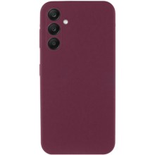 Чехол Silicone Cover Lakshmi Full Camera (AA) для Samsung Galaxy A35 – Бордовый