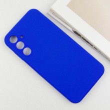 Чохол Silicone Cover Lakshmi Full Camera (AA) для Samsung Galaxy A35 – Синій