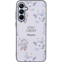 TPU+PC чохол Secret Garden для Samsung Galaxy A35 – Білий