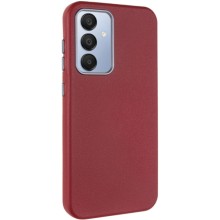 Кожаный чехол Leather Case Metal Buttons для Samsung Galaxy A35 – Красный