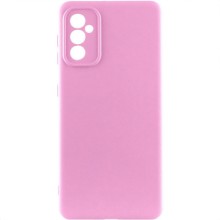 Чехол TPU GETMAN Liquid Silk Full Camera для Samsung Galaxy A35 (Розовый)