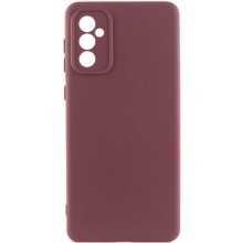 Чехол TPU GETMAN Liquid Silk Full Camera для Samsung Galaxy A35 – Бордовый
