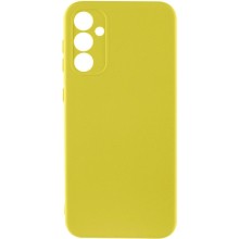 Чехол TPU GETMAN Liquid Silk Full Camera для Samsung Galaxy A35 – Желтый