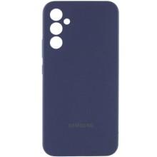 Чехол Silicone Cover Lakshmi Full Camera (AA) with logo для Samsung Galaxy A35 – Синий