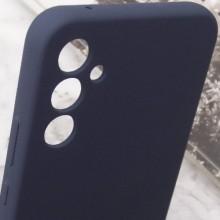 Чехол Silicone Cover Lakshmi Full Camera (AA) with logo для Samsung Galaxy A35 – Синий