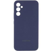 Чохол Silicone Cover Lakshmi Full Camera (AA) with logo для Samsung Galaxy A35 – Синій