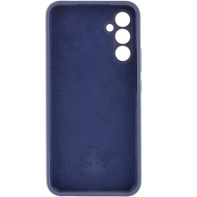 Чохол Silicone Cover Lakshmi Full Camera (AA) with logo для Samsung Galaxy A35 – Синій