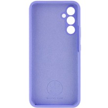 Чохол Silicone Cover Lakshmi Full Camera (AA) with logo для Samsung Galaxy A35 – Бузковий