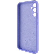 Чохол Silicone Cover Lakshmi Full Camera (AA) with logo для Samsung Galaxy A35 – Бузковий