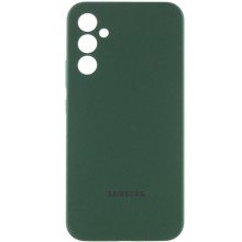 Чехол Silicone Cover Lakshmi Full Camera (AAA) with Logo для Samsung Galaxy A35 – Зеленый