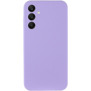 Чохол Silicone Cover Lakshmi Full Camera (AAA) для Samsung Galaxy A35 – Бузковий