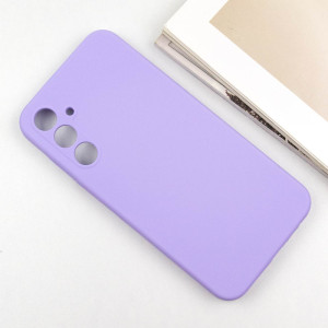 Чохол Silicone Cover Lakshmi Full Camera (AAA) для Samsung Galaxy A35 – Бузковий
