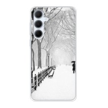 Чехлы на Новый Год Samsung Galaxy A35 (5G) (Снегом замело)