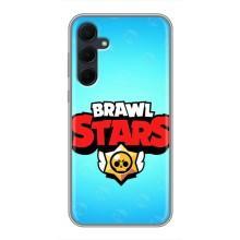 Чехлы Brawl Stars для Samsung Galaxy A35 (5G) (AlphaPrint) – Лого Бравл Старс