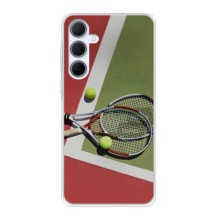 Чехлы с принтом Спортивная тематика для Samsung Galaxy A35 (5G) (Ракетки теннис)