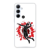 Чехлы с принтом Спортивная тематика для Samsung Galaxy A35 (5G) – Волейболист