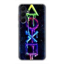 Чехлы с тематикой Киберспорт для Samsung Galaxy A35 (5G) (VPrint) – Pleystation лого