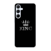 Чохол (Корона на чорному фоні) для Самсунг Галаксі А35 (5G) – KING
