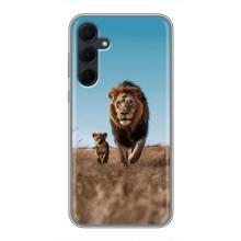 Чехол Король лев на Самсунг Галакси А35 5G (Мусафа и Симба)