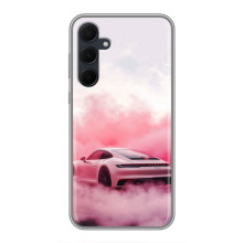 Чехол с авто Порше для Samsung Galaxy A35 (5G) – Розовый Порше