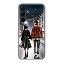 Чехол с дизайном Венздей 2 на Samsung Galaxy A35 (5G) – Уэнсдей и Тайлер