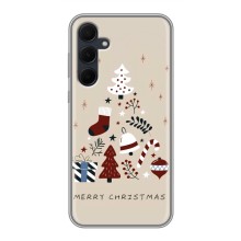 Рождественские Чехлы для Samsung Galaxy A35 (5G) (VPrint) (Merry Christmas)