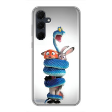 Силиконовый чехол с принтом Зоотрополіс для Samsung Galaxy A35 (5G) – Змея Зоо