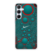 Силиконовый Чехол на Samsung Galaxy A35 (5G) с картинкой Nike (Найк зеленый)