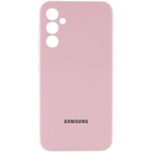 Чехол Silicone Cover Lakshmi Full Camera (AA) with logo для Samsung Galaxy A36 5G – Розовый