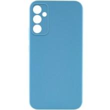 Чехол TPU GETMAN Liquid Silk Full Camera для Samsung Galaxy A36 5G – Голубой