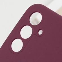 Чехол Silicone Cover Lakshmi Full Camera (AAA) для Samsung Galaxy A36 5G – Бордовый