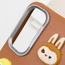 Чехол TPU Leather Toys для Samsung Galaxy A36 5G / A56 5G – Labubu