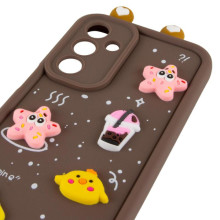 Чехол TPU Toys Case with Ears для Samsung Galaxy A36 5G – Коричневый