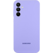 Чехол Silicone Cover Lakshmi Full Camera (AAA) with Logo для Samsung Galaxy A36 5G – Сиреневый