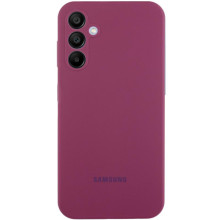 Чохол Silicone Cover Lakshmi Full Camera (AAA) with Logo для Samsung Galaxy A36 5G – Бордовий
