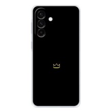 Чохол (Корона на чорному фоні) для Galaxy A36 5G (Міні корона)