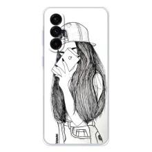Чехол с печатью для Samsung Galaxy A36 5G - (Мода) (AlphaPrint) (Фото девочки)