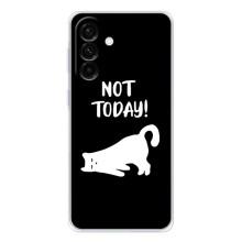 Бампер с изображением Котиков для Гелекси А36 5Джи (Not Today)