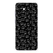 Чехол с принтом для Samsung Galaxy A36 5G (AlphaPrint) Модные коты (Меленькие котики)