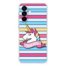 Чехол для Гелекси А36 5G - (Единорожки - Новинки) (AlphaPrint) (Unicorn)