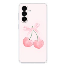 Чехол с розовым рисунком для Samsung Galaxy A36 5G (Розовые вишни)
