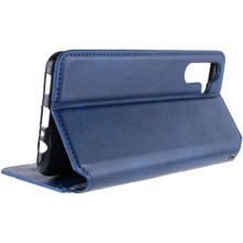 Кожаный чехол-книжка GETMAN Cubic (PU) для Samsung Galaxy A37 5G – Синий